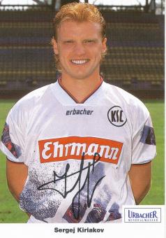 Sergej Kiriakov  1994/1995  Karlsruher SC  Fußball Autogrammkarte Druck signiert 