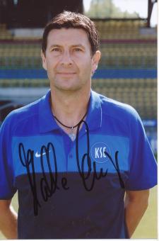 Karl Heinz Emig  Karlsruher SC  Fußball Autogramm Foto original signiert 