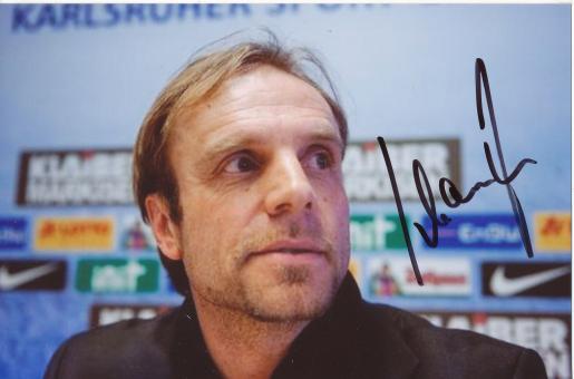 Rainer Scharinger  Karlsruher SC  Fußball Autogramm Foto original signiert 