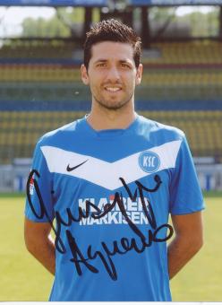 Giuseppe Aquaro  Karlsruher SC  Fußball Autogramm Foto original signiert 