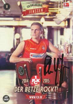 Ruben Jenssen  2014/2015  FC Kaiserslautern  Fußball Autogrammkarte original signiert 