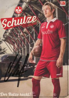 Michael Schulze  2015/2016  FC Kaiserslautern  Fußball Autogrammkarte original signiert 