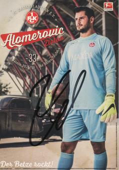 Zlatan Alomerovic  2015/2016  FC Kaiserslautern  Fußball Autogrammkarte original signiert 
