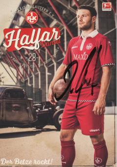 Daniel Halfar  2015/2016  FC Kaiserslautern  Fußball Autogrammkarte original signiert 