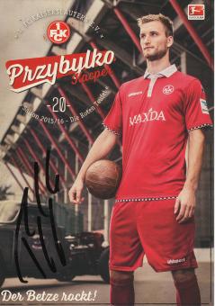 Kacper Przybylko  2015/2016  FC Kaiserslautern  Fußball Autogrammkarte original signiert 
