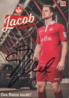 Sebastian Jacob  2015/2016  FC Kaiserslautern  Fußball Autogrammkarte original signiert 