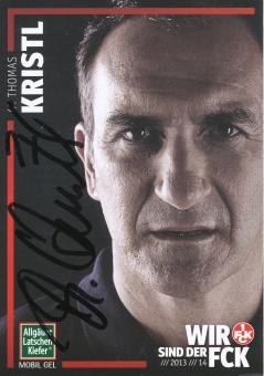 Thomas Kristl  2013/2014  FC Kaiserslautern  Fußball Autogrammkarte original signiert 