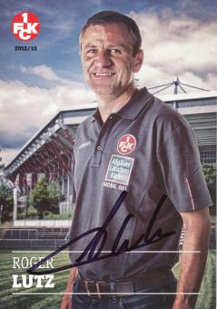 Roger Lutz  2012/2013  FC Kaiserslautern  Fußball Autogrammkarte original signiert 