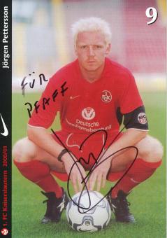 Jörgen Pettersson  2000/2001  FC Kaiserslautern  Fußball Autogrammkarte original signiert 