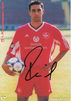 Marco Reich  1998/1999  FC Kaiserslautern  Fußball Autogrammkarte original signiert 
