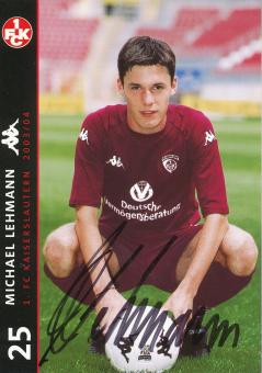 Michael Lehmann  2003/2004  FC Kaiserslautern  Fußball Autogrammkarte original signiert 
