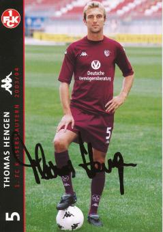 Thomas Hegen  2003/2004  FC Kaiserslautern  Fußball Autogrammkarte original signiert 