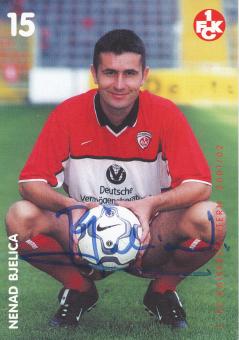 Nenad Bjelica  2001/2002  FC Kaiserslautern  Fußball Autogrammkarte original signiert 