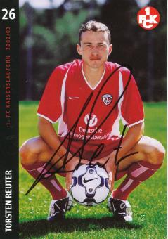Torsten Reuter  2002/2003  FC Kaiserslautern  Fußball Autogrammkarte original signiert 