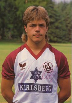 Gunther Metz  1986/1987  FC Kaiserslautern  Fußball Autogrammkarte original signiert 