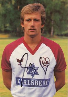 Hans Werner Moser  1986/1987  FC Kaiserslautern  Fußball Autogrammkarte original signiert 