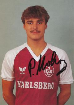 Patrick Mohr  1985/1986  FC Kaiserslautern  Fußball Autogrammkarte original signiert 