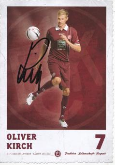 Oliver Kirch  2011/2012  FC Kaiserslautern  Fußball Autogrammkarte original signiert 