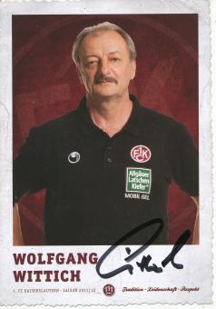 Wolfgang Wittich  2011/2012  FC Kaiserslautern  Fußball Autogrammkarte original signiert 