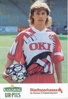 Thomas Ritter  1992/1993  FC Kaiserslautern  Fußball Autogrammkarte original signiert 