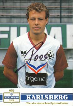 Axel Roos  1988/1989  FC Kaiserslautern  Fußball Autogrammkarte original signiert 