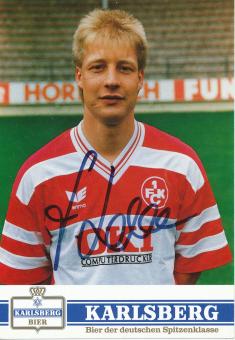 Frank Lelle  FC Kaiserslautern  Fußball Autogrammkarte original signiert 