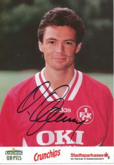 Uwe Wegmann  1995/1996  FC Kaiserslautern  Fußball Autogrammkarte original signiert 