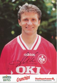 Roger Lutz  1995/1996  FC Kaiserslautern  Fußball Autogrammkarte original signiert 