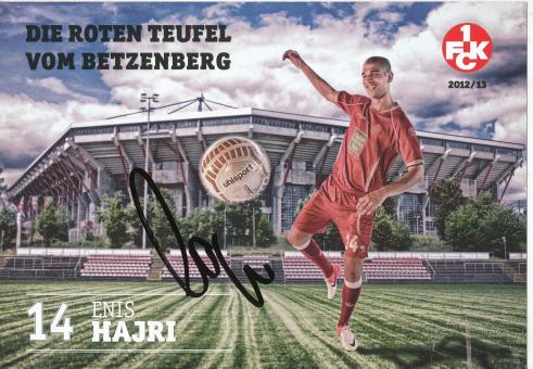 Enis Hajri  2012/2013  FC Kaiserslautern  Fußball Autogrammkarte original signiert 