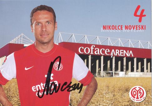 Nikolce Noveski  2011/2012  FSV Mainz 05  Fußball Autogrammkarte original signiert 