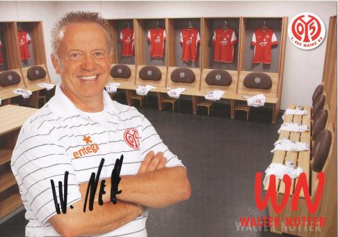 Walter Notter  2011/2012  FSV Mainz 05  Fußball Autogrammkarte original signiert 