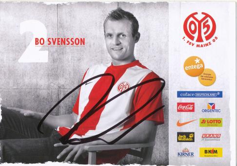Bo Svensson  2009/2010  FSV Mainz 05  Fußball Autogrammkarte original signiert 