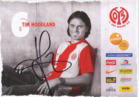 Tim Hoogland  2009/2010  FSV Mainz 05  Fußball Autogrammkarte original signiert 