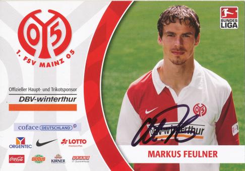 Markus Feulner  2008/2009  FSV Mainz 05  Fußball Autogrammkarte original signiert 