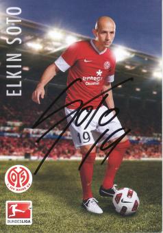 Elkin Soto  2012/2013  FSV Mainz 05  Fußball Autogrammkarte original signiert 