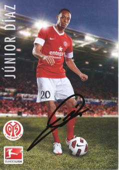 Junior Diaz  2012/2013  FSV Mainz 05  Fußball Autogrammkarte original signiert 