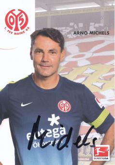 Arno Michels  2013/2014  FSV Mainz 05  Fußball Autogrammkarte original signiert 