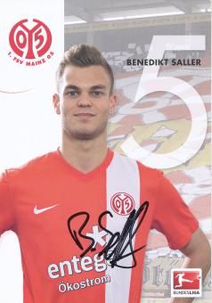 Benedikt Saller  2013/2014  FSV Mainz 05  Fußball Autogrammkarte original signiert 
