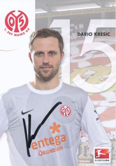 Dario Kresic  2013/2014  FSV Mainz 05  Fußball Autogrammkarte original signiert 