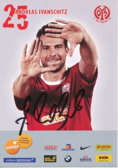 Andreas Ivanschitz  2010/2011  FSV Mainz 05  Fußball Autogrammkarte original signiert 