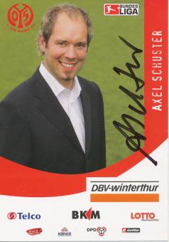 Axel Schuster  2006/2007  FSV Mainz 05  Fußball Autogrammkarte original signiert 