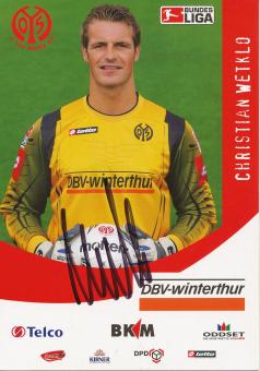 Christian Wetklo  2005/2006  FSV Mainz 05  Fußball Autogrammkarte original signiert 