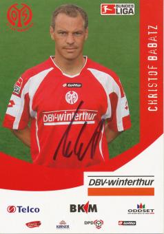 Christof Babatz  2005/2006  FSV Mainz 05  Fußball Autogrammkarte original signiert 
