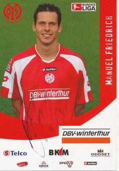 Manuel Friedrich  2005/2006  FSV Mainz 05  Fußball Autogrammkarte original signiert 