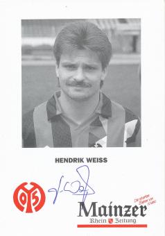 Hendrik Weiss  1992/1993  FSV Mainz 05  Fußball Autogrammkarte original signiert 