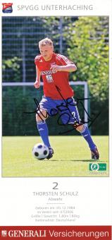 Thorsten Schulz  2008/2009  SpVgg Unterhaching  Fußball Autogrammkarte original signiert 