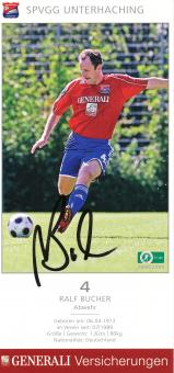 Ralf Bucher  2008/2009  SpVgg Unterhaching  Fußball Autogrammkarte original signiert 