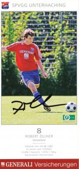 Robert Zillner  2008/2009  SpVgg Unterhaching  Fußball Autogrammkarte original signiert 