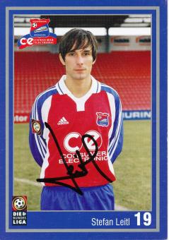 Stefan Leitl  2001/2002  SpVgg Unterhaching  Fußball Autogrammkarte original signiert 