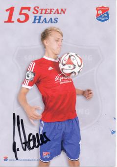 Stefan Haas  2014/2015  SpVgg Unterhaching  Fußball Autogrammkarte original signiert 